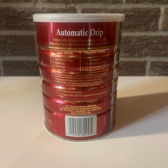 Vintage Folgers Tin Can - Picture 2 of 6